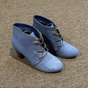 New Heeled Blue Booties